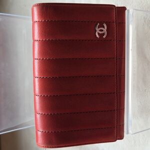 Chanel Mademoiselle Classic Red Leather Wallet